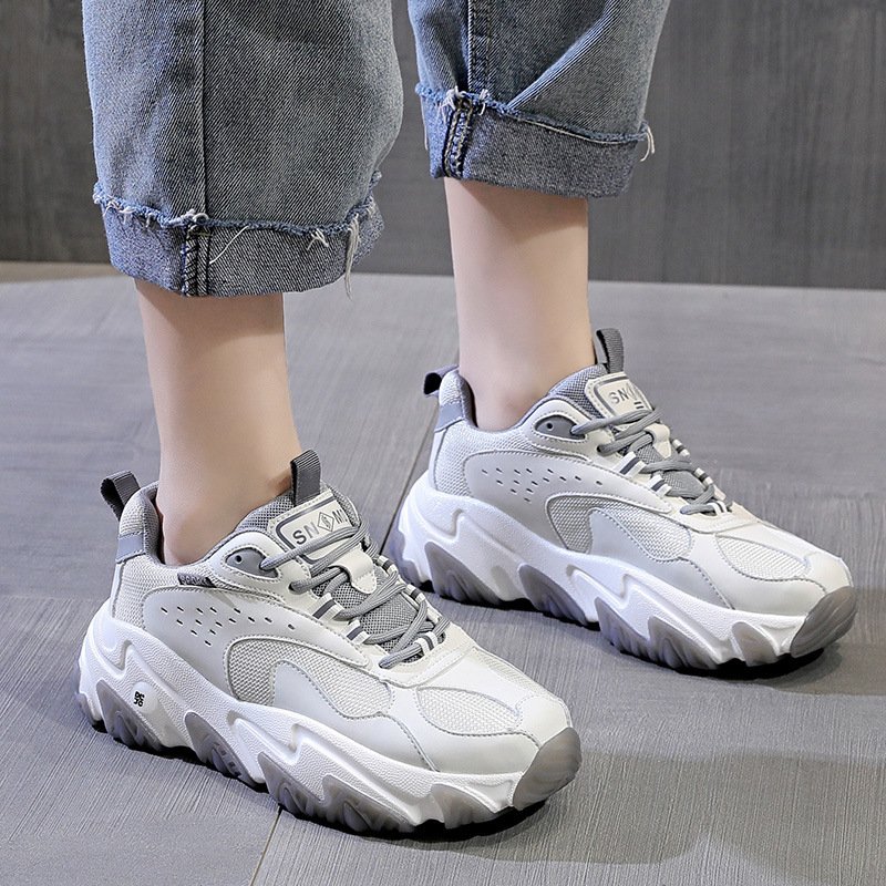 Women's autumn and winter new 2020 women's shoes trendy shoes breathable thick-soled thin sports casual shoes women