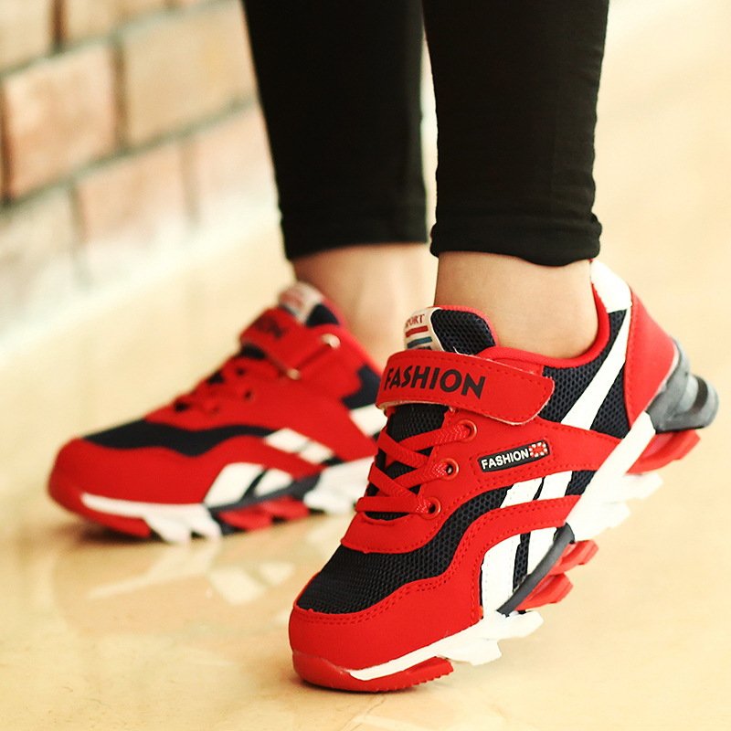 2019 spring new breathable net shoes boys and girls running shoes trendy children's casual sports shoes wholesale
